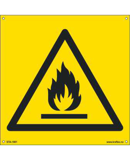 Varningsskylt - Brandfarlig