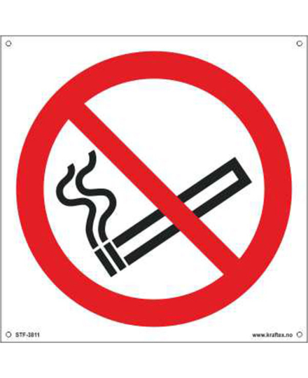 Förbudsskylt - Rökning förbjudet