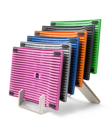 GetUpBoard rack inkl. 6 st Gymba olika färger